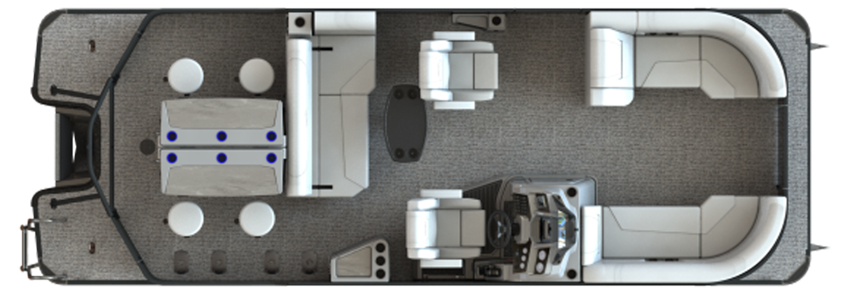 8523 SBX DH Bar - Best Pontoon Boat - Sunchaser Boats